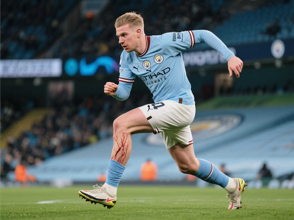 德布劳内:手术前腿筋几乎濒临断裂的边缘 德布劳内:手术前腿筋几乎濒临断裂的边缘